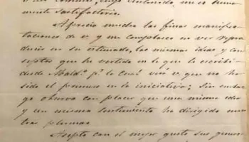 Carta de Quintín Correa año 1852 a Diego Lamas año 1852