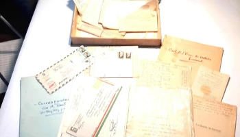 Cartas, correspondencia, sobres de la Flia. Vico e info Batalla del Sarandi