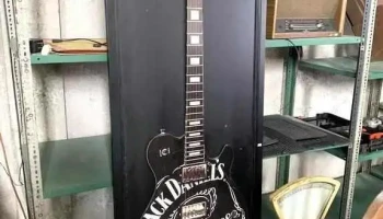 Cartel Guitarra Jack Daniels 0,75 X 1,98
