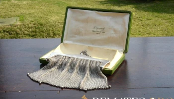 Cartera en plata Xix