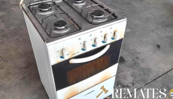 cocina a gas 4 hornallas blanca