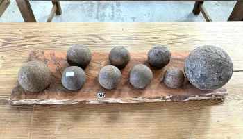 Coleccion De 9 Balas De Cañon