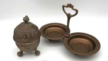 Copetinero Y Especiero En Cobre