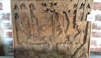 cuadro tallado africano 0,50x0,40