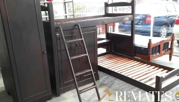 cucheta con mueble de 2 puertas
