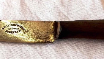 Cuchillo artesanal hoja Guillermo Hoppe