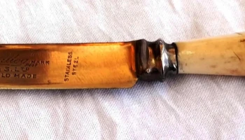 Cuchillo artesanal hoja  inglesa Sheffield