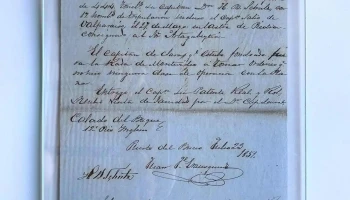 Documento Naval 1851