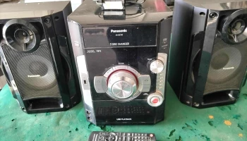 equipo de musica funcionando
