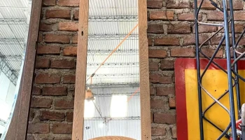 Espejo Marco En Roble 0,35 X 1,60