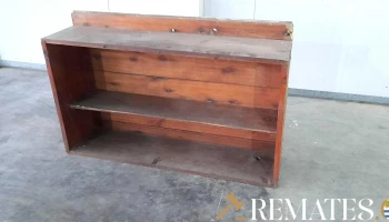 estante aereo en madera macizo de 2 niveles