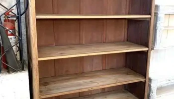 Estante Bblioteca En Roble 2 Cajones 1,37 X 0,50 X 2,05 Alto
