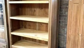 Estante Biblioteca  Con Cajon En Pinotea 1,20 X 0,50 X 2,23 Alto