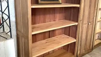Estante Biblioteca En Roble 1,24 X 0,46 X 1,84