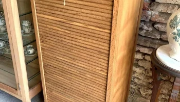 Fichero De Cortina En Roble Con Llaves 0,60 X 0,48 X 1,30 Alto