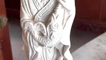 Figura China en pasta tipo Blanc de Chine