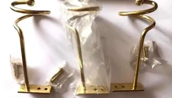 ganchos para cortina en bronce nuevos
