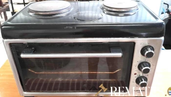 horno electrico con 2 hornallas James