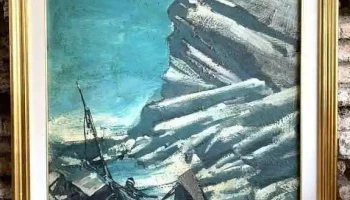 Hugo Nantes Oleo Sobre Fibra (pescadores) ( 0,88 X 1,07)