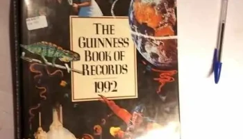 Libro Guinness de Los Records 1992 en Ingles