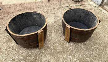 Maceteros En Roble De Barrica