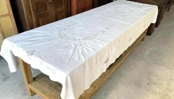 Mantel Bordado 3,40 X 1,80