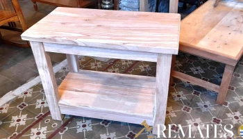 Mesa de arrime madera maciza