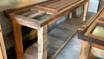Mesa De Arrimo Alta 2,50 X 0,36 X 1,74 Alto