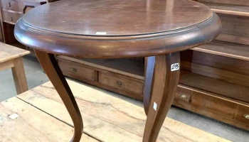 Mesa De Sala Francesa Tapa Circular 0,62 de diámetro X 0,55 de Alto