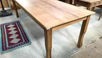 Mesa De Salon En Pino Brasil 2,44 X 0,90 X 0,78 Alto