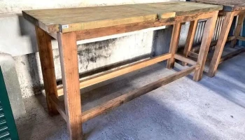 Mesa De Trabajo 2,20 X 0,58 X 1,06 Alto