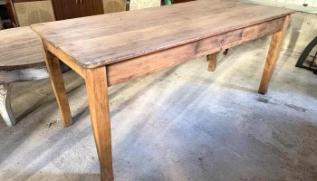 Mesa En Pino Con Cajon 1,80 X 0,79 X 0,76 Alto