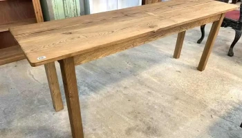 Mesa En Pinotea De Arrimo Auxiliar 2,10 X 0,57 X 0,77 Alto