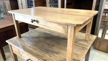 Mesa Ratona De Campo Con Cajon 1m X 0,60 X 0,40 Alto