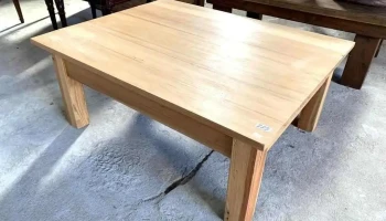 Mesa Ratona En Pino Brasil Y Pinotea 1,03 X 0,80 X 0,43 Alto