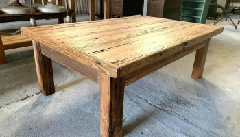 Mesa Ratona En Pinotea 1,23 X 0,83 X 0,46 Alto