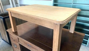 Mesa Ratona En Roble 1,04 X 0,74 X 0,43 Alto