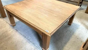 Mesa Ratona En Roble 1,10 X 1m X 0,44 Alto