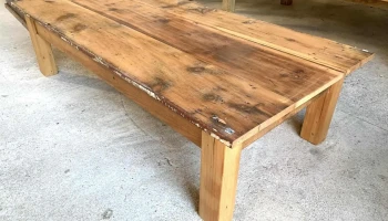 Mesa Ratona Patas Cuadradas 1,70 X 0,83 X 0,44 Alto