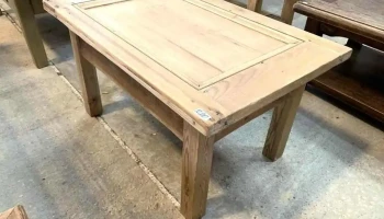 Mesa Ratona Pino Blanco Y Pinotea 0,89 X 0,57 X 0,50 Alto