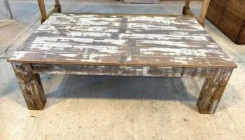 Mesa Ratona Pino Y Pinotea Laqueada 1,30 X 0,80 X 0,40 Alto