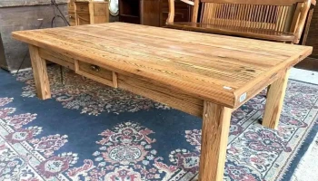 Mesa Ratona Pinotea Con Cajon  1,53 X 0,88 X 0,47 Alto
