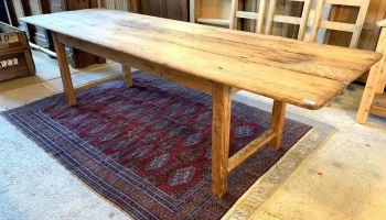 Mesa Rustica De Antigua Cocina 2,70 X 0,89 X 0,75 Alto
