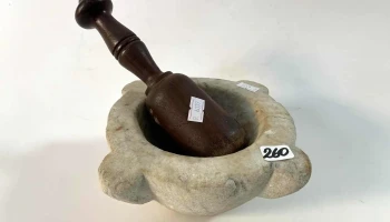 Mortero De Marmol Con Pilon (0,20 Diam.)