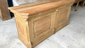 Mostrador De Viejo Almacen 4 Caj.  En Pino Blanco 2,10 X 0,74 X 0,95 Alto