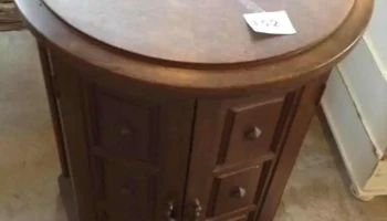 Mueble africano chico redondo