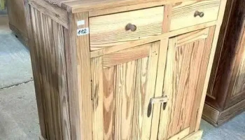 Mueble Auxiliar 2 P, 2 Caj En Pinotea 0,77 X 0,50 X 0,86 Alto