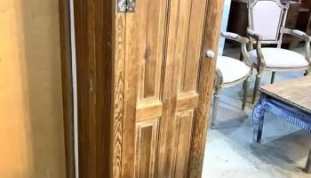 Mueble Auxiliar En Pinotea 1 Puerta 1 Cajon, 0,56 X 0,40 X 1,42 Alto