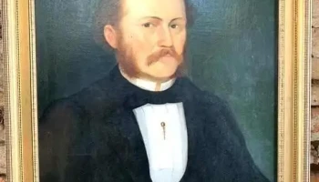 Oleo S/ Tela Retrato 0,63 X 0,73cm