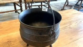 Olla De Hierro Belga 0,25 Diam. X 0,20 Alto, 6 Lts